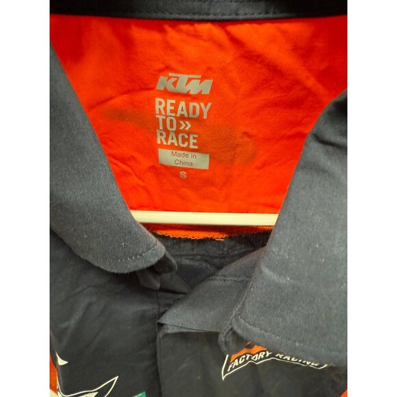 KTM Ready to Race Red Bull Factory Racing Team Race Shirt Mens S Jersey NWT - Picture 5 of 7